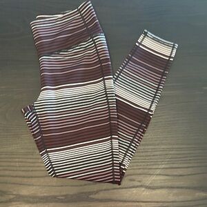 Striped Athleta Leggings